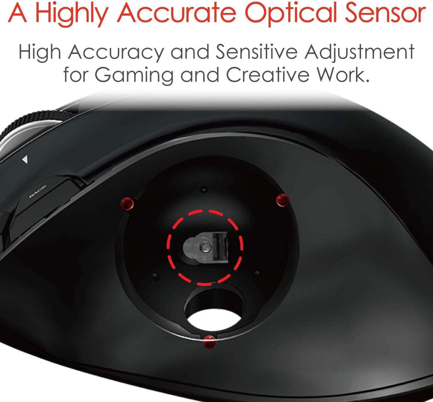 ELECOM EX-G Wired Trackball Mouse, Ergonomic, Thumb Control, Smooth Tracking Roller Ball, 6 Programmable Buttons, Tilt Scroll Computer Mice for PC Mac