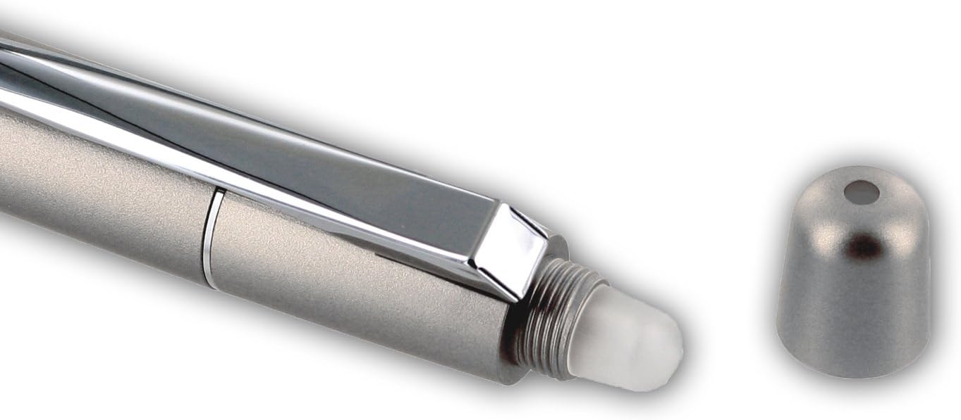PILOT Frixion Ballpoint Pen, Firxion Biz Knock, Silver (LFBK-2SEF-S)