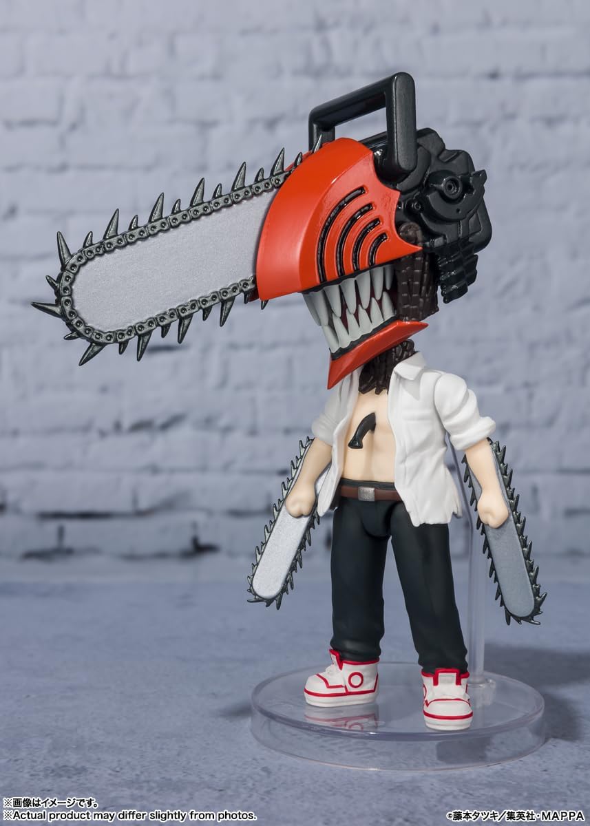 TAMASHII NATIONS - Chainsaw Man - Chainsaw Man, Bandai Spirits Figuarts Mini Action Figure