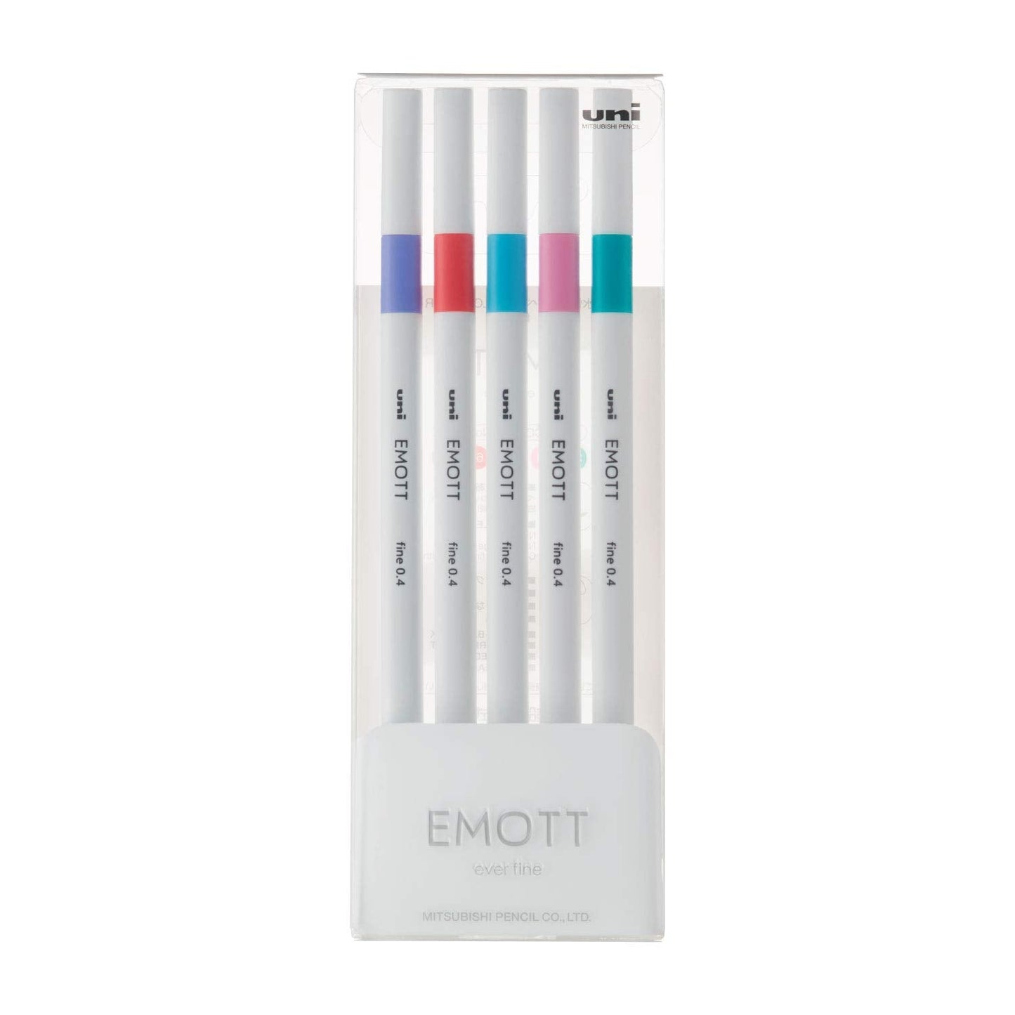 Šü䏏±Žäݍ? Mitsubishi Pencil PEMSY5C.NO5 EMOTT, Water Based Pen, 5 Colors, No. 5