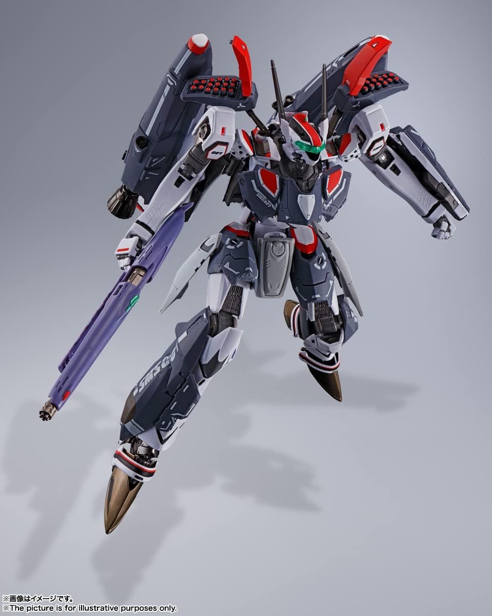 TAMASHII NATIONS - Macross Frontier - VF-25F Super Messiah Valkyrie (Alto Saotome Custom) Revival ver., Bandai Spirits DX Chogokin Die-Cast Metal Collectible