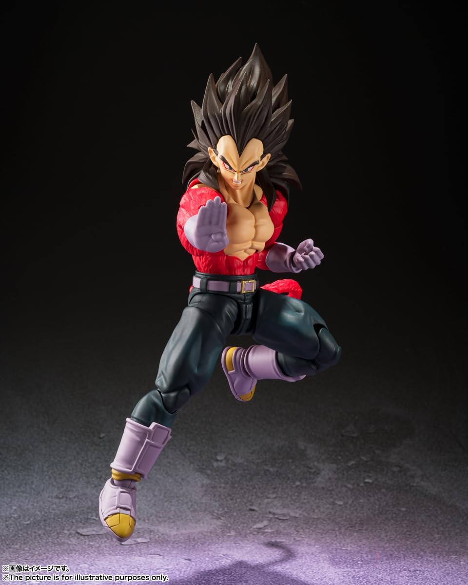 TAMASHII NATIONS - Dragon Ball GT - Super Saiyan 4 Vegeta, Bandai Spirits S.H.Figuarts Action Figure