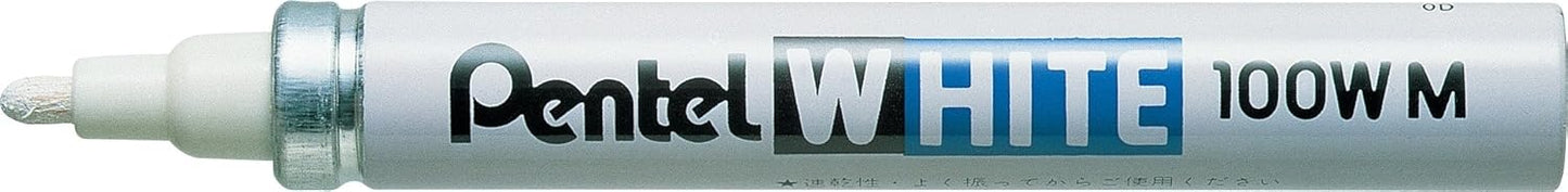 Pentel White Paint Marker X100W-MD Medium Tip 10-Piece Set