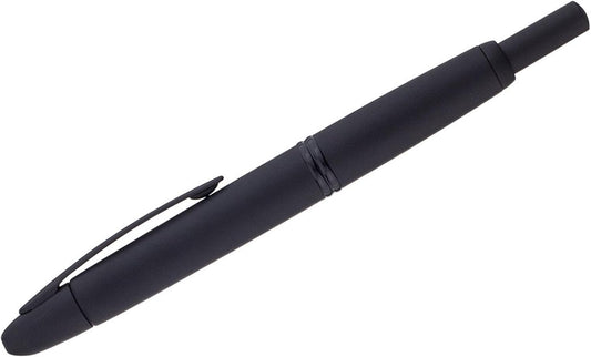 PILOT Vanishing Point Collection Refillable & Retractable Fountain Pen, Matte Black Barrel, Stub Nib (60594)