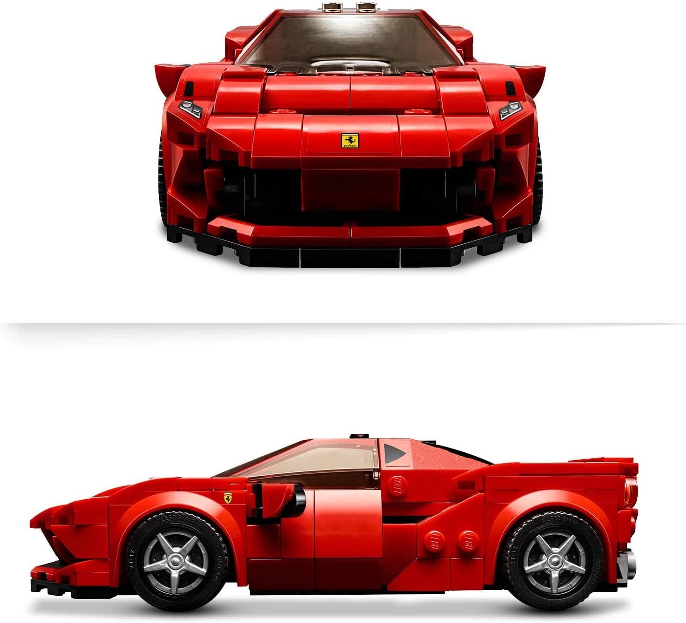 Lego 76895 Speed Champions Ferrari F8 Tributo Racer Toy, with Racing Driver Minifigure, Race Cars Building Sets, 7 years and up.