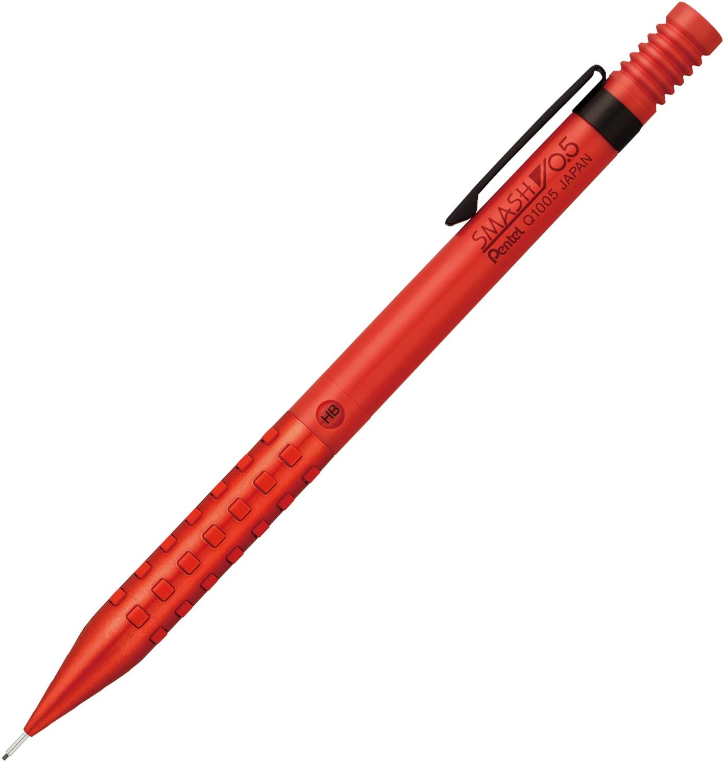 Pentel SMASH Q1005-PL6 (0.5 mm) Metallic Red Body, Technical Drawing and Writing Versatile, Ltd. Edition, Original Box