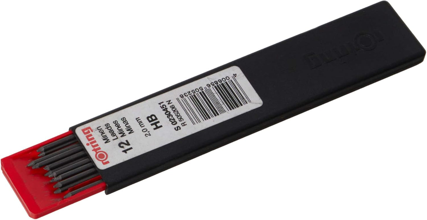 rOtring Tikky Mechanical Pencil, Replacement Leads, 2.0 mm