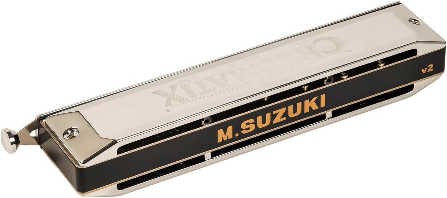 Suzuki SCX-64C Chromatix Series Harmonica Key of C, 64 Reeds, 16 Holes