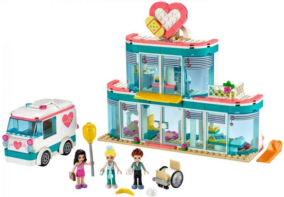 LEGO 41394 Friends Heartlake City Hospital Playset with Emma and 2 Other Mini Dolls, for Girls and Boys 6