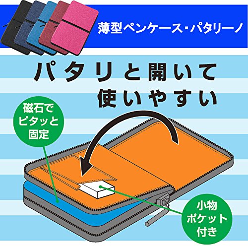 Raymay Fujii FY339A Pencil Case Patarino L Blue x Blue