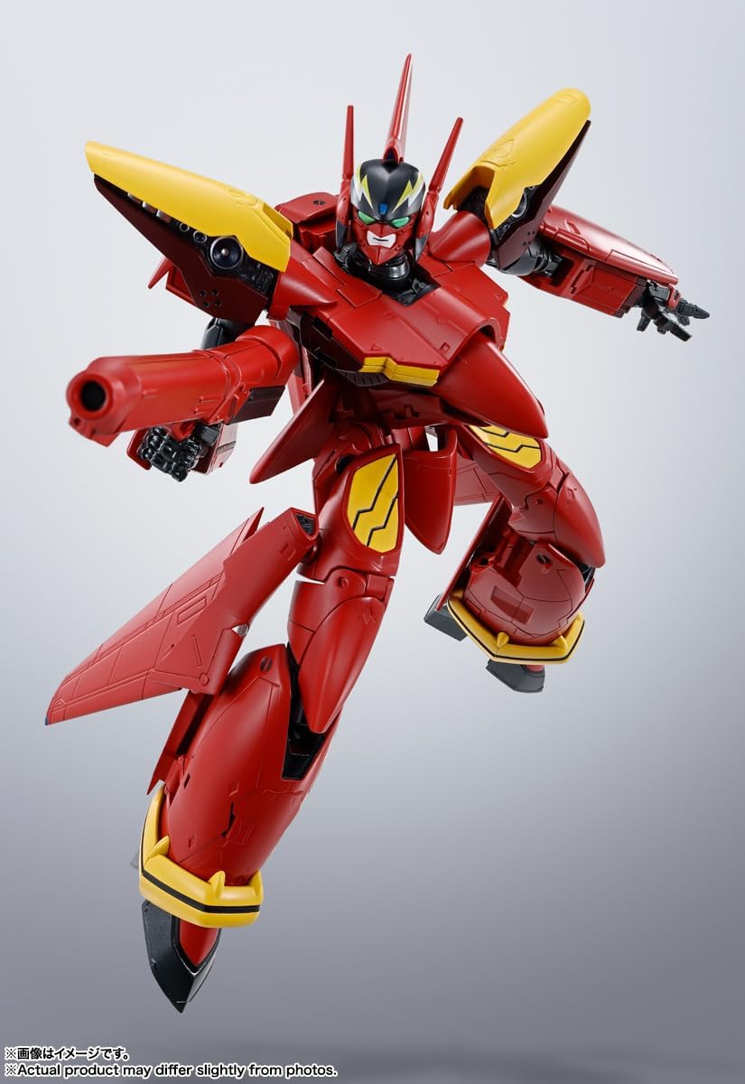 TAMASHII NATIONS - Macross 7 - VF-19 Custom Fire Valkyrie, Bandai Spirits Hi-Metal R Figure