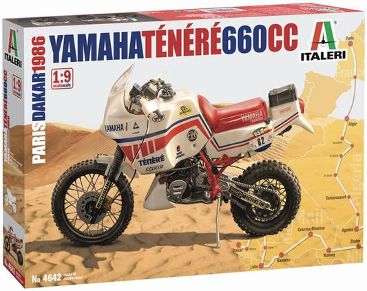 IT4642 1/9 Yamaha Tenerie 1986 Paris Dakar Rally Lally Japanese Instruction Manual Included Plastic Model