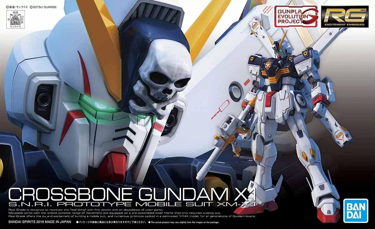 Bandai Spirits #31 Crossbone Gundam X1 Crossbone Gundam RG 1/144 , White