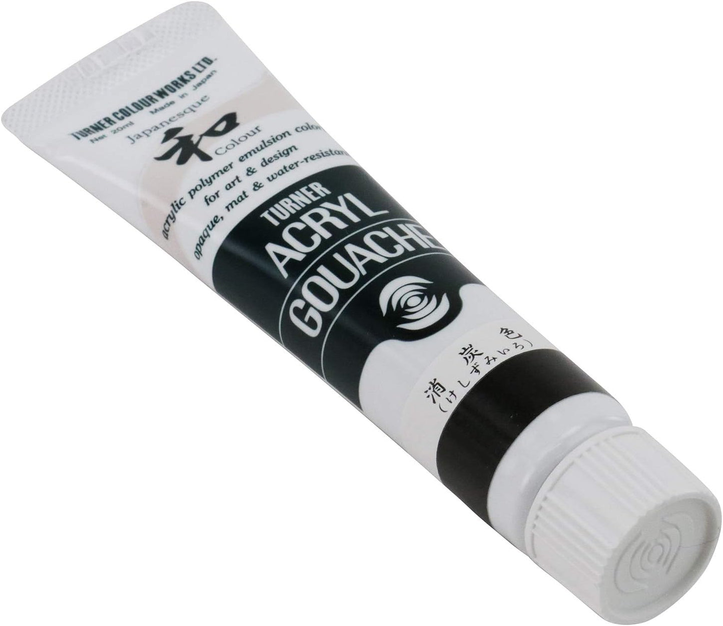 Turner Colour Works Acryl Gouache Artist Acrylic Paint - Single 20 ml Tube - Japanesque Dark Grey