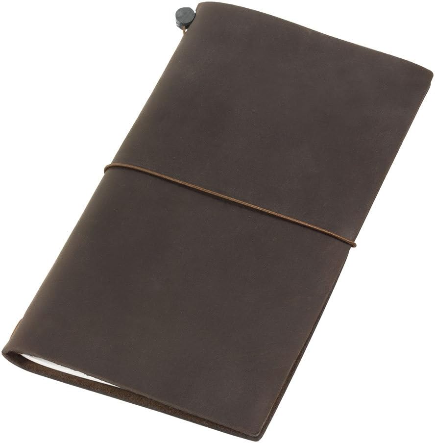 DESIGNPHIL Traveler's Notebook, Regular Size, Brown 13715006