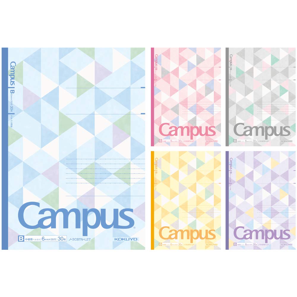 Kokuyo Notebook, Campus Notebook, Limited Edition Tile dot-Filled B Ruffled