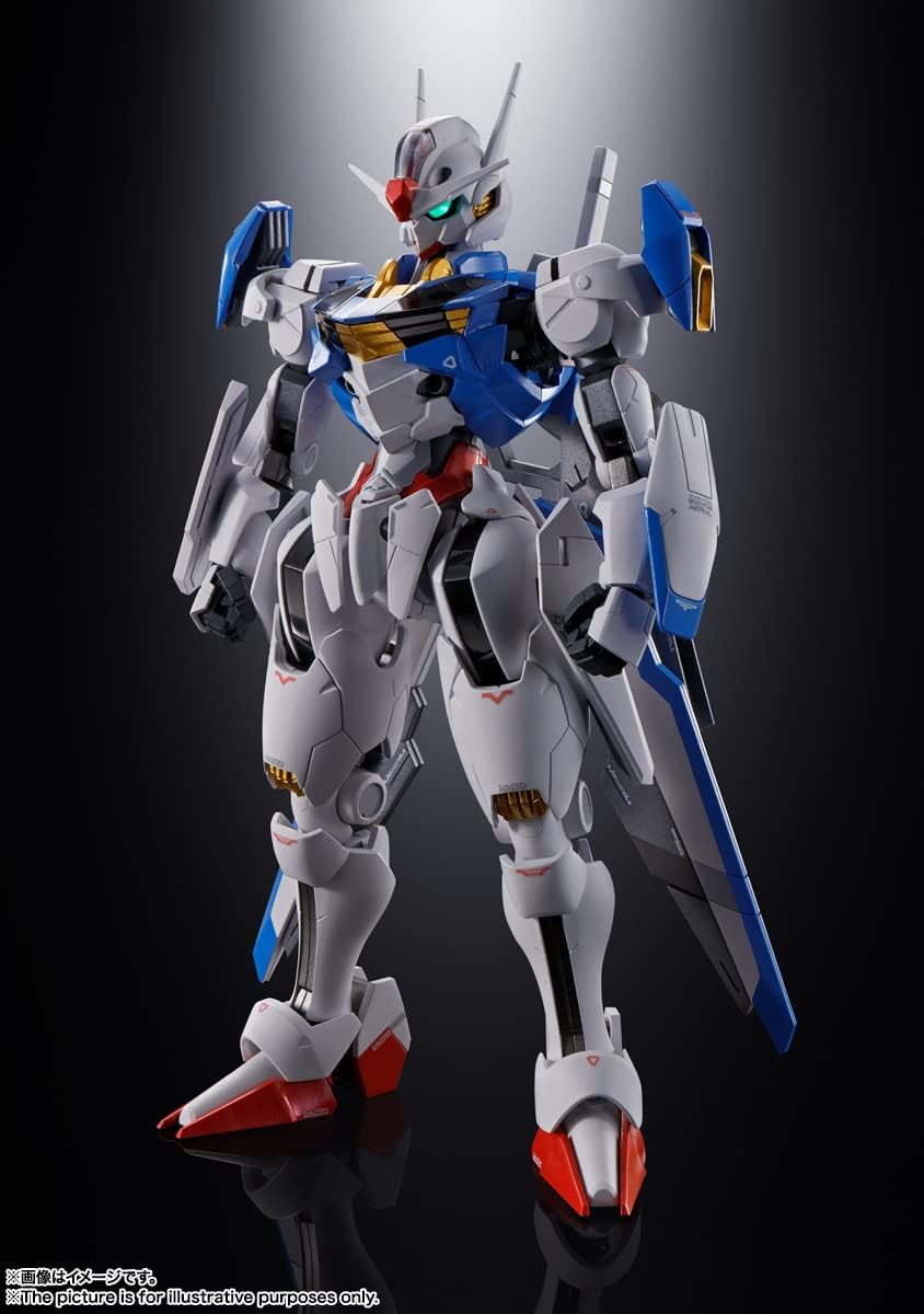 TAMASHII NATIONS - Mobile Suit Gundam: The Witch from Mercury - Gundam Aerial, Bandai Spirits Chogokin Die-Cast Metal Collectible