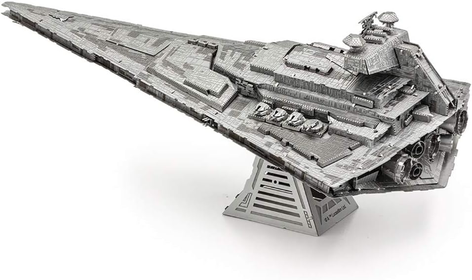 Metal Earth Puzzle 3D Destroyer Imperial Star Wars Metal Jigsaw Puzzles Buildable Model Kits for Adults Challenging Level 6.7 X 9.73 X 7.39 Inches