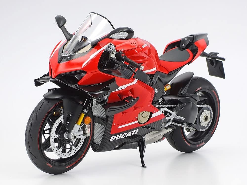 Tamiya 14140 Ducati Superleggera V4 1:12 Detailed Model Kit True to Original Plastic Construction Kit DIY Assembly Unpainted Multi-Coloured