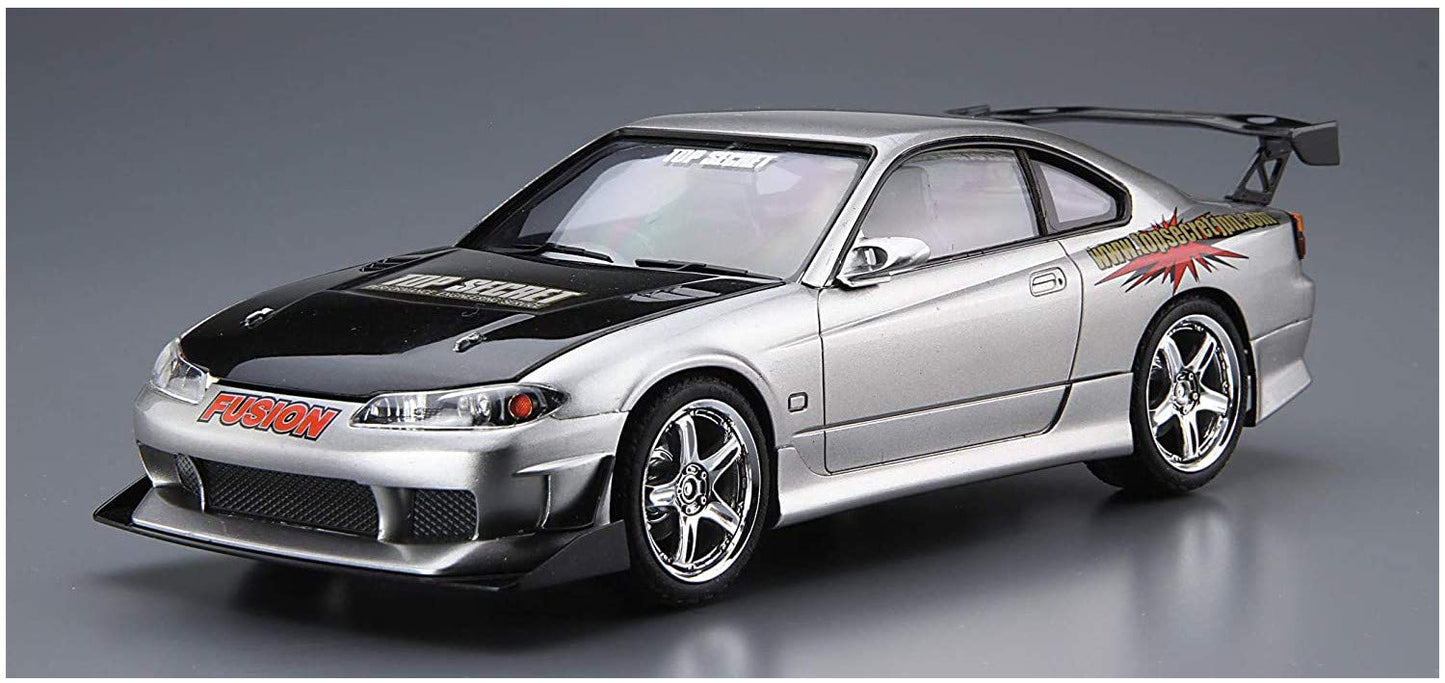 Aoshima 1/24 The Tuned Car Series No.24 Nissan Top Secret S15 Silvia 1999 Plastic Model
