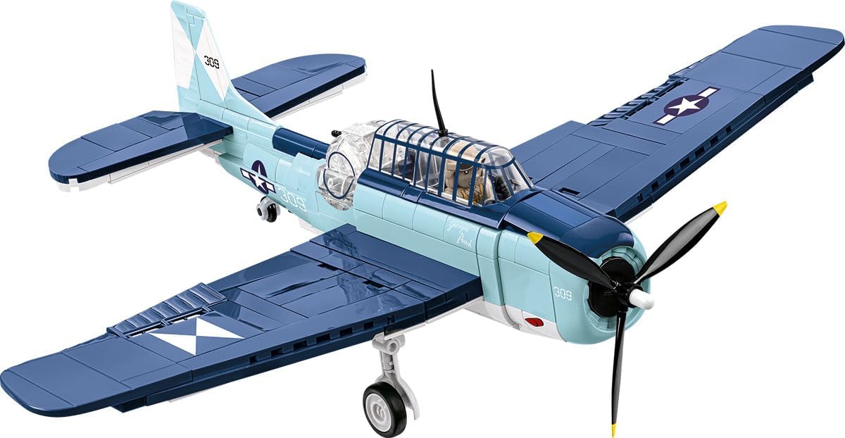 COBI Historical Collection WWII Grumman TBF Avenger Aircraft model set for collectors and aviation enthusiasts