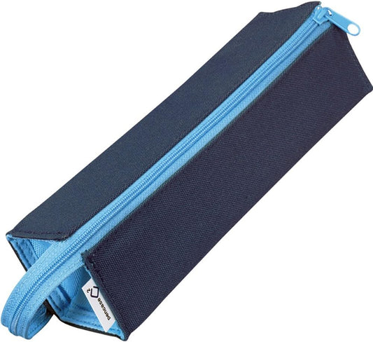 Kokuyo C2 Tray Type Pencil Case - Navy Light Blue