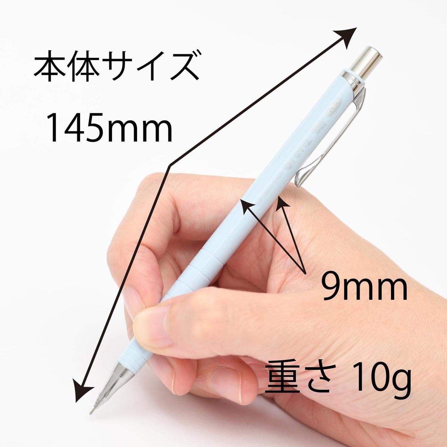 Pentel XPP503-S2ST Mechanical Pencil Starter Set, For Clean Writing Notes, 0.01 inches (0.3 mm), Serenity Blue