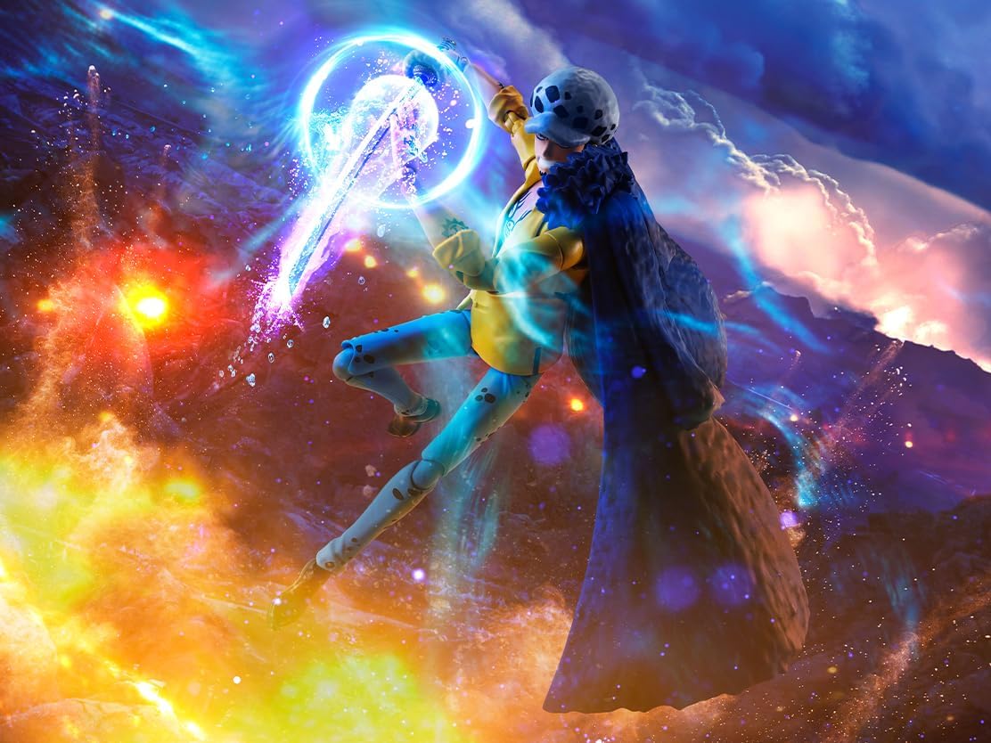 TAMASHII NATIONS - One Piece - Trafalgar Law -The Raid on Onigashima-, Bandai Spirits S.H.Figuarts Action Figure