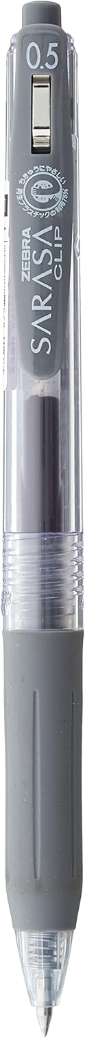 ZEBRA Sarasa Clip Pen 0.5 mm, Gray (JJ15-GR)