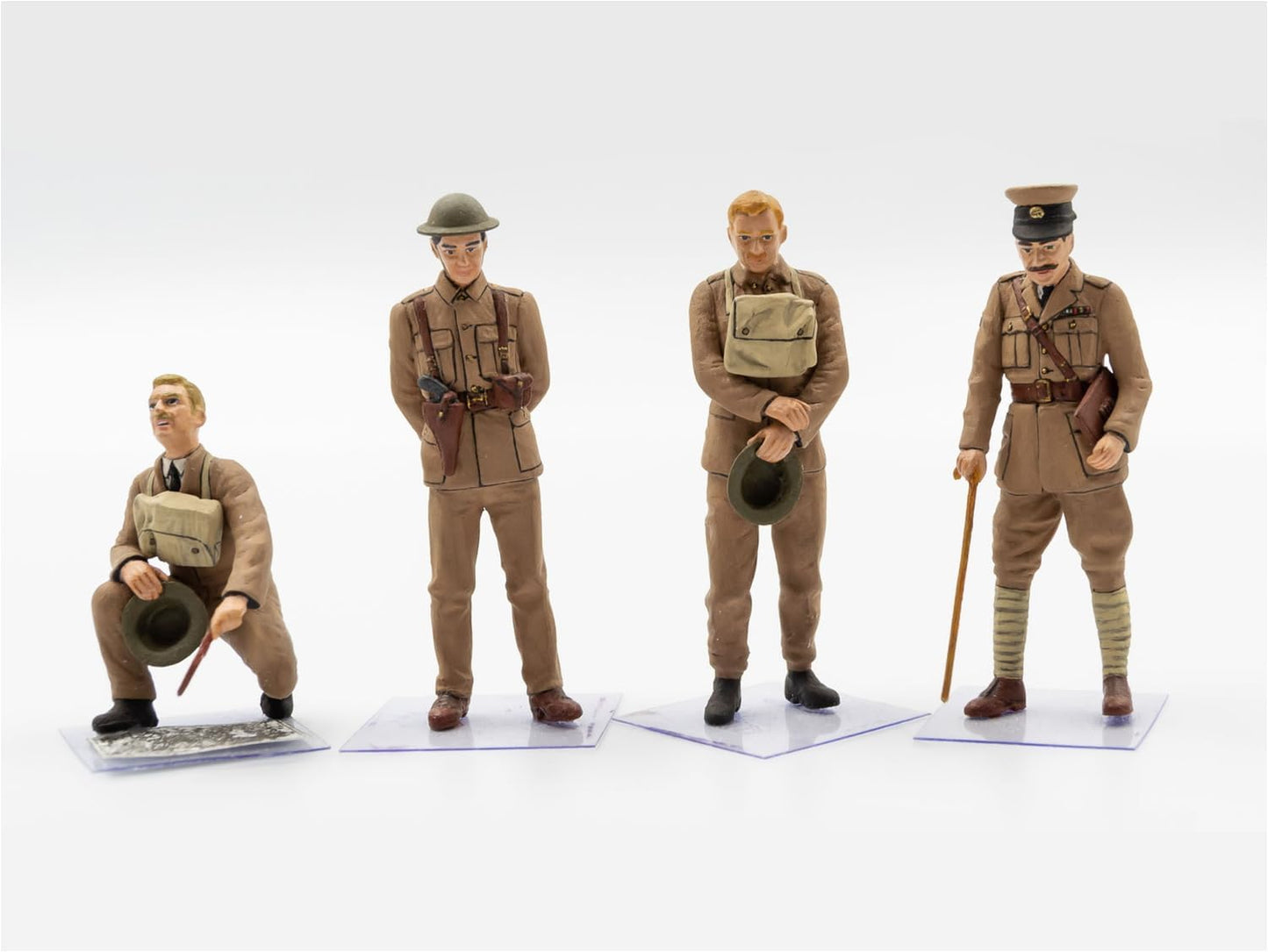 ICM ICM35708 1:35-WWI British Tank Crew 4 Figs
