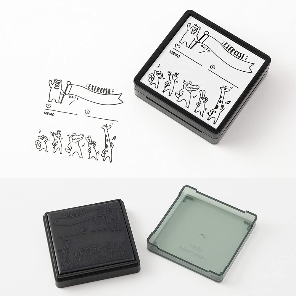 DESIGNPHIL 35424006 Midori Stamp Penetrating Stamp Movement Pattern