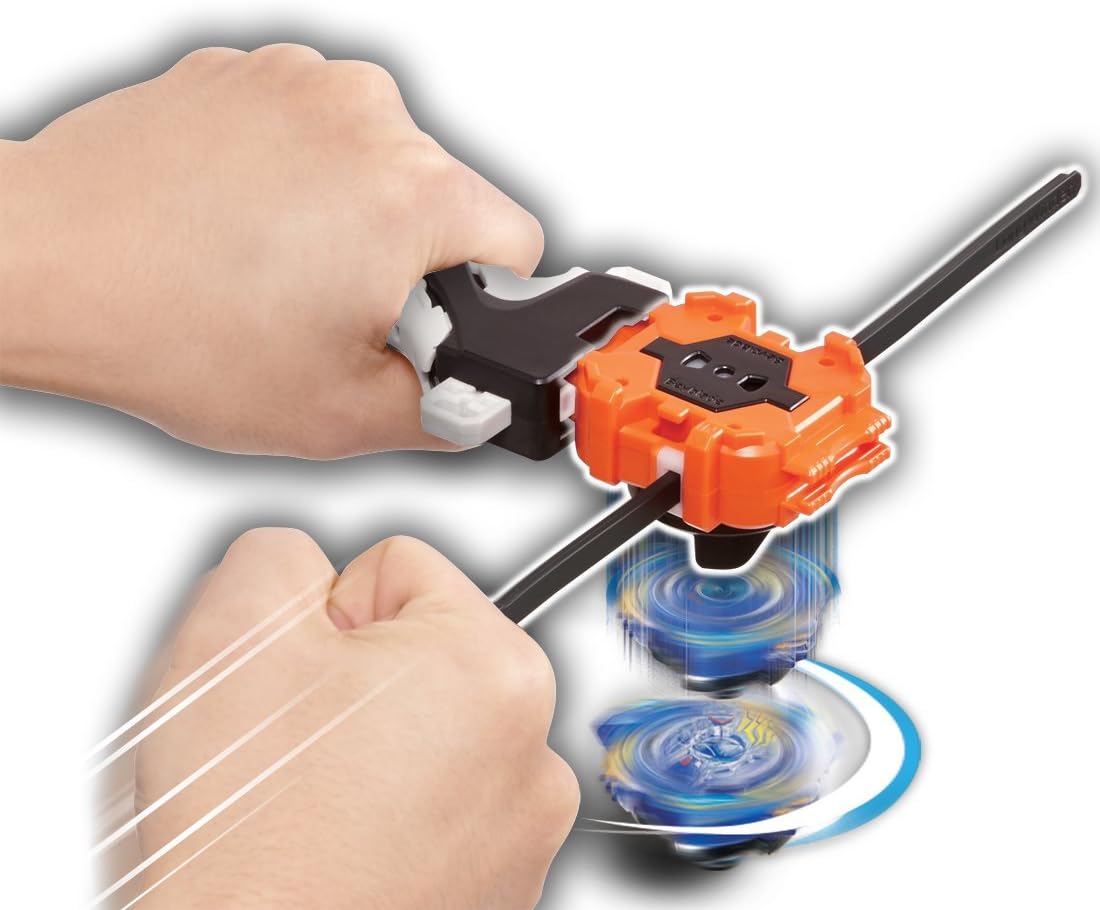 Takara Tomy Beyblade Burst Light Launcher & Long Winder Set B-45 (Japan Import)