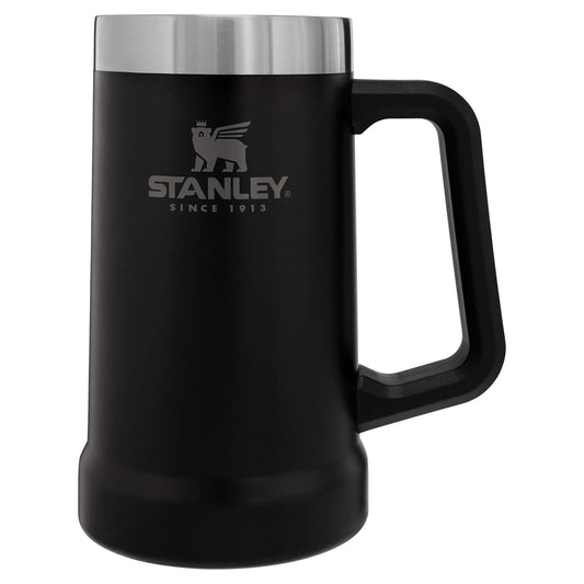 Stanley 02874-023 Vacuum Stein, Matte Black, Carbonated, Beer, Cold Insulation, Home Drinking, Outdoor Activities