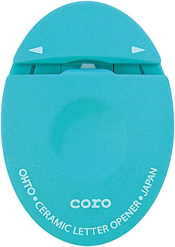 Ohto letter opener ceramic letter opener white CLO-700C-BL blue