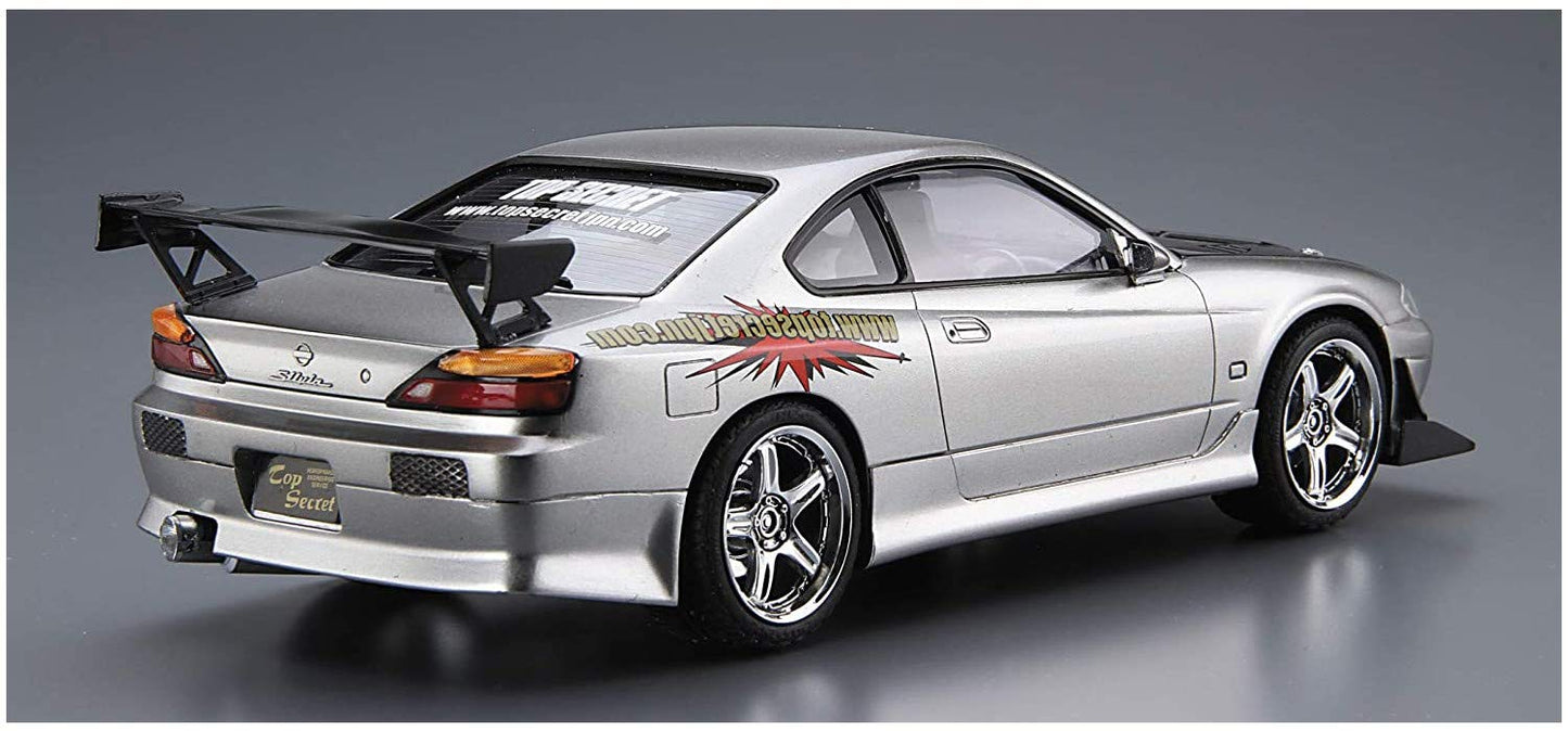 Aoshima 1/24 The Tuned Car Series No.24 Nissan Top Secret S15 Silvia 1999 Plastic Model
