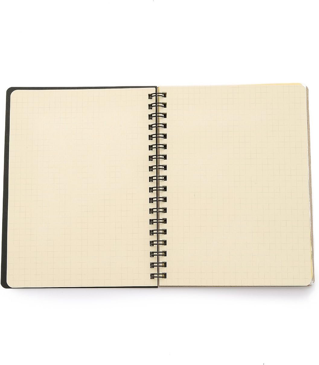 Delfonics Men's Rollbahn Spiral Notebook, Dark Blue, One Size