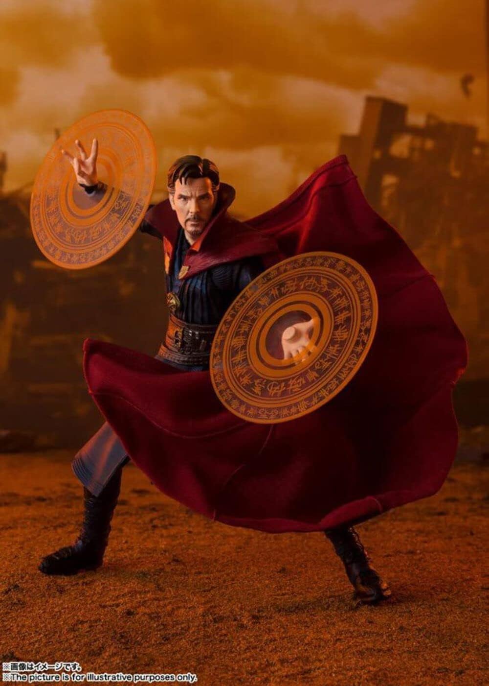 TAMASHII NATIONS - Avengers: Infinity War - Doctor Strange Battle on Titan Edition, Bandai Spirits S.H.Figuarts Action Figure