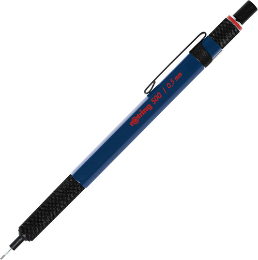 Rotring 500 Mechanical Pencil, Blue Barrel, 0.5mm