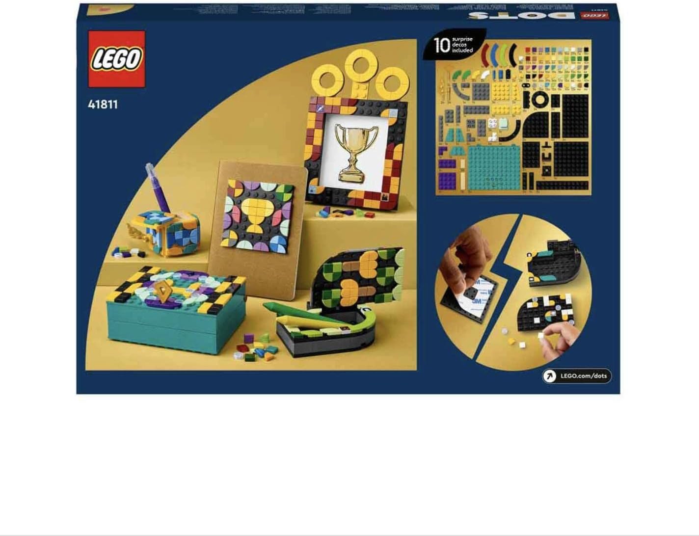 LEGO Dots Hogwarts (TM) Designer Kit 41811 Toy Blocks, Present, Fantasy Gems, Crafts, Boys, Girls, Ages 8 and Up