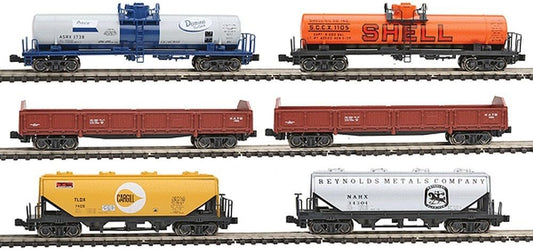 Kato USA Inc. N Mixed Freight Car Set 6 KAT1066275 N Rolling Stock
