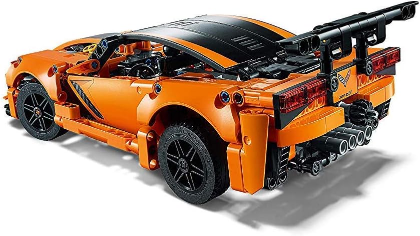 Technic Chevrolet Corvette Zr1 Replica, 2 in 1 Collectible Car Model, Advanced Construction Set