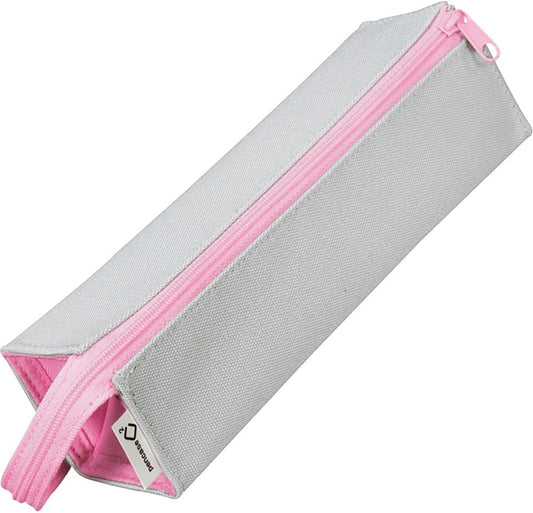 Dpnamron Kokuyo C2 Tray Type Pencil Case - Light Gray Pink