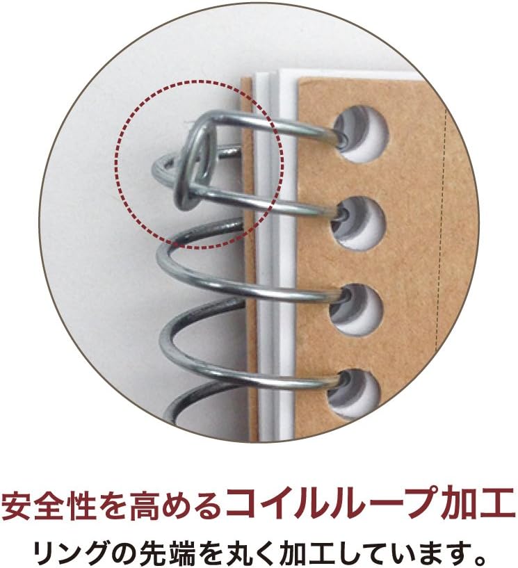 Maruman N225ES Notebook, Ring Notebook, Plain, Basic A4, 80 Sheets