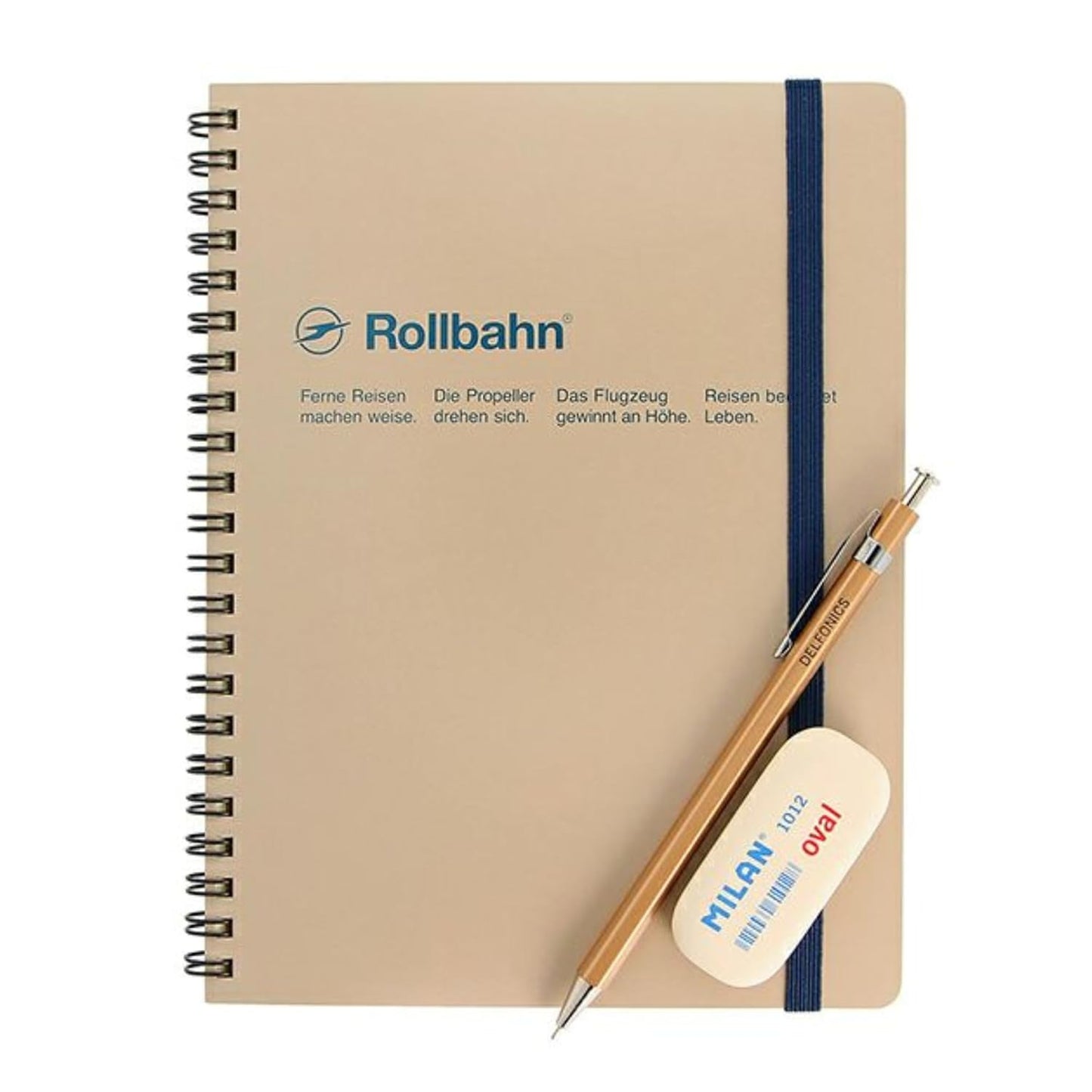 Delfonics Rollbahn Pocket Memo Pad, Medium (Dark Blue)