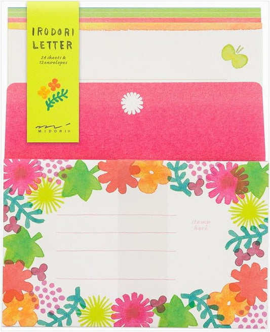 Midori 86451006 Parent Letter Set TEA TIME 4 Pattern