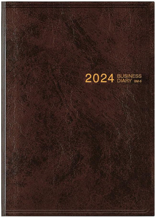 Midori Business Diary Notebook, 2024 B5, Monthly BM-6, 32914006 (Begins December 2023)
