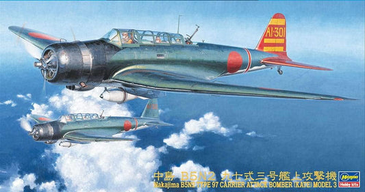 Hasegawa 1:48 Scale B5N2 Type 97 Kate Model 3 Model Kit