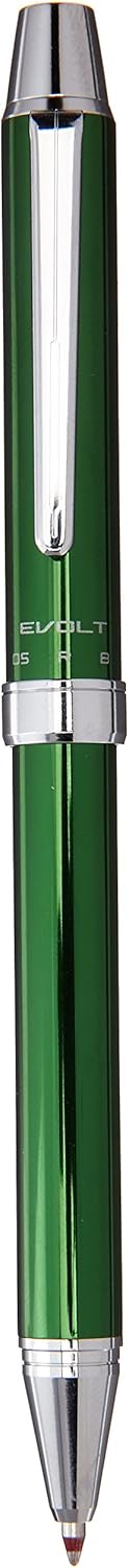 PILOT 2 +1 EVOLT 2 Color 0.7 mm Ballpoint Multi Pen 0.5 mm Mechanical Pencil, Green Body