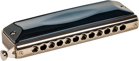 Other Gregoire Maret Harmonica, Dark Blue on Brass (G-48-C)