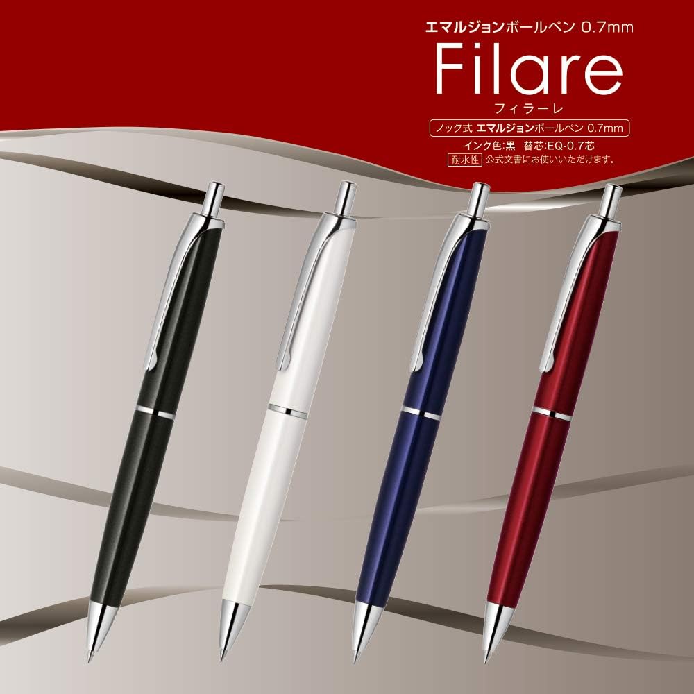 ZEBRA P-BA70-W Permanent Ballpoint Pen Filler Retractable 0.7 White